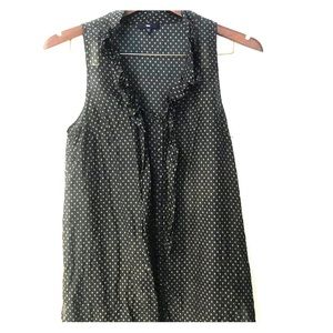 Gap Silk and Cotton Bow Blouse